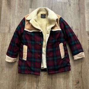 Vagabond Custom Plaid Jacket with Sherpa Lining